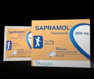 SAPRAMOL 200MG PDRE. SOL. BUV. EN SACH. B/12