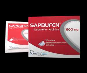 SAPBUFEN  600MG GRANULES P/SOL. BUV. EN SACHET ADULTE B/12