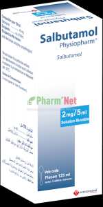 SALBUTAMOL  PHYSIOPHARM 2MG/5ML SOL, BUV B/01 FLACON DE 125ML