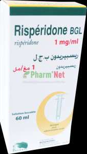 RISPERIDONE BGL 1MG/ML SOL BUV B/01FL DE 60ML   SERINGUE GRADUEE EN MG/ML