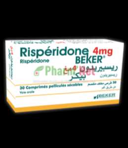 RISPERIDONE BEKER 4MG COMP. PELLI. SEC. B/30