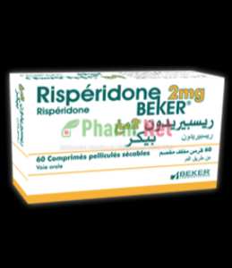 RISPERIDONE BEKER 2MG COMP. PELLI. SEC B/60
