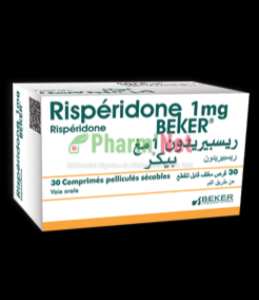 RISPERIDONE BEKER 1MG COMP. PELLI. SEC. B/30 ET B/60