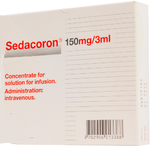 SEDACORON 50MG/ML (150MG/3ML) SOL.INJ.IV. B/05 AMP. DE 3ML