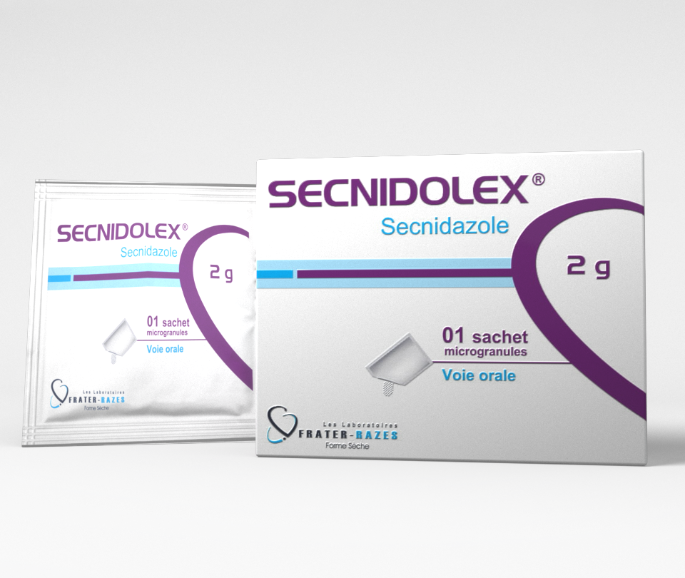 SECNIDOLEX 2G/SACHET- DOSE MICROGRANULES  EN SACHET- DOSE B/01