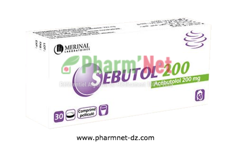 SEBUTOL 200MG COMP. PELLI. B/30