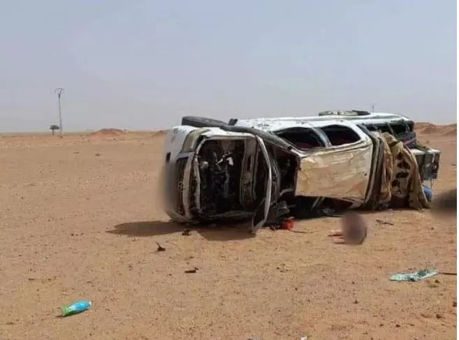 6 ضحايا في حادث مرور بتندوف