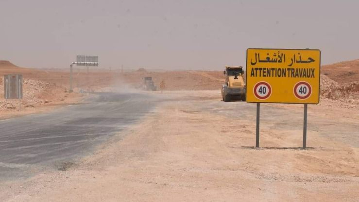تخصيص غلاف مالي معتبر لصيانة الطريق الوطني رقم واحد بين غرداية و المنيعة