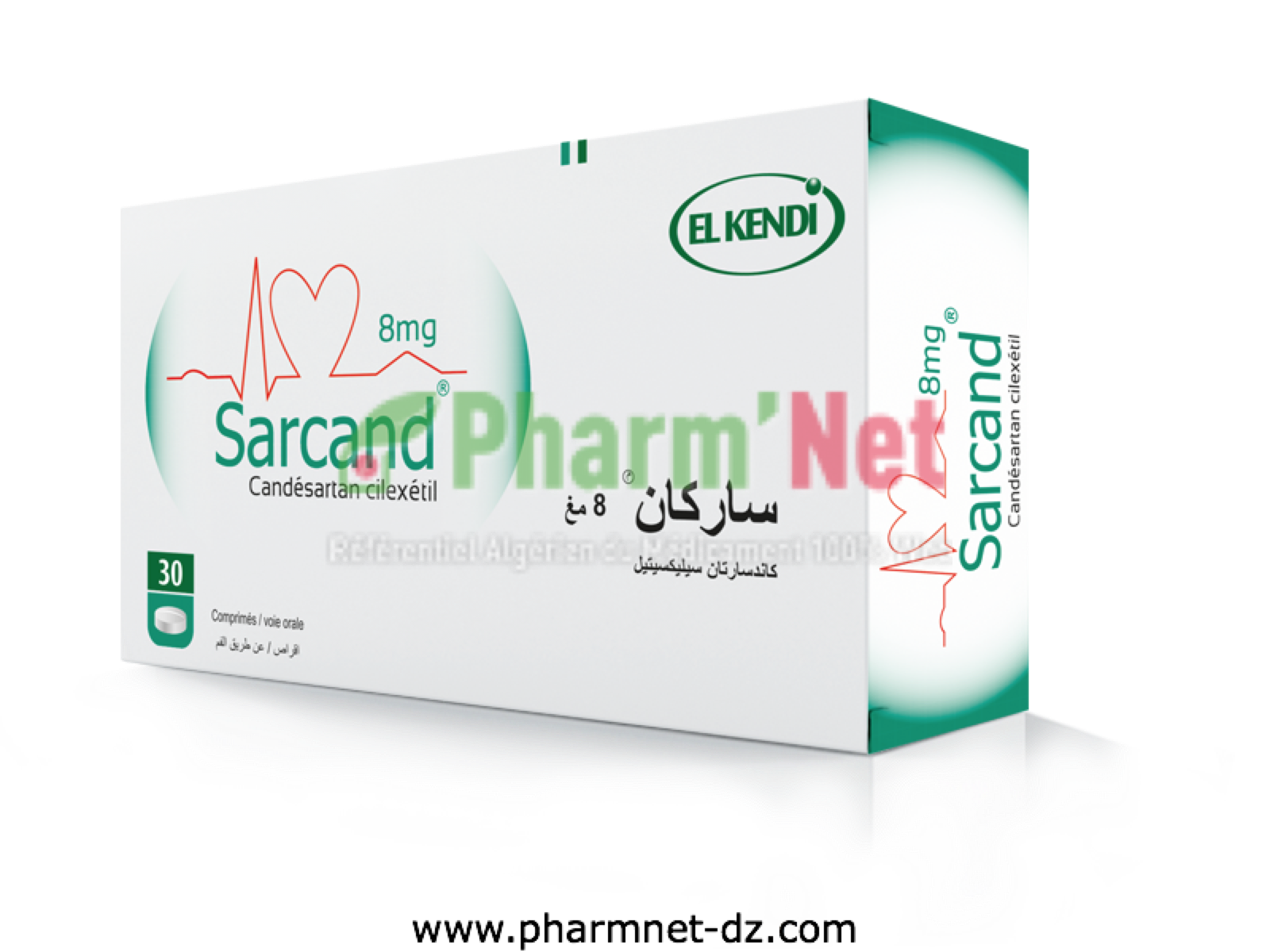 SARCAND 8MG COMP B/30