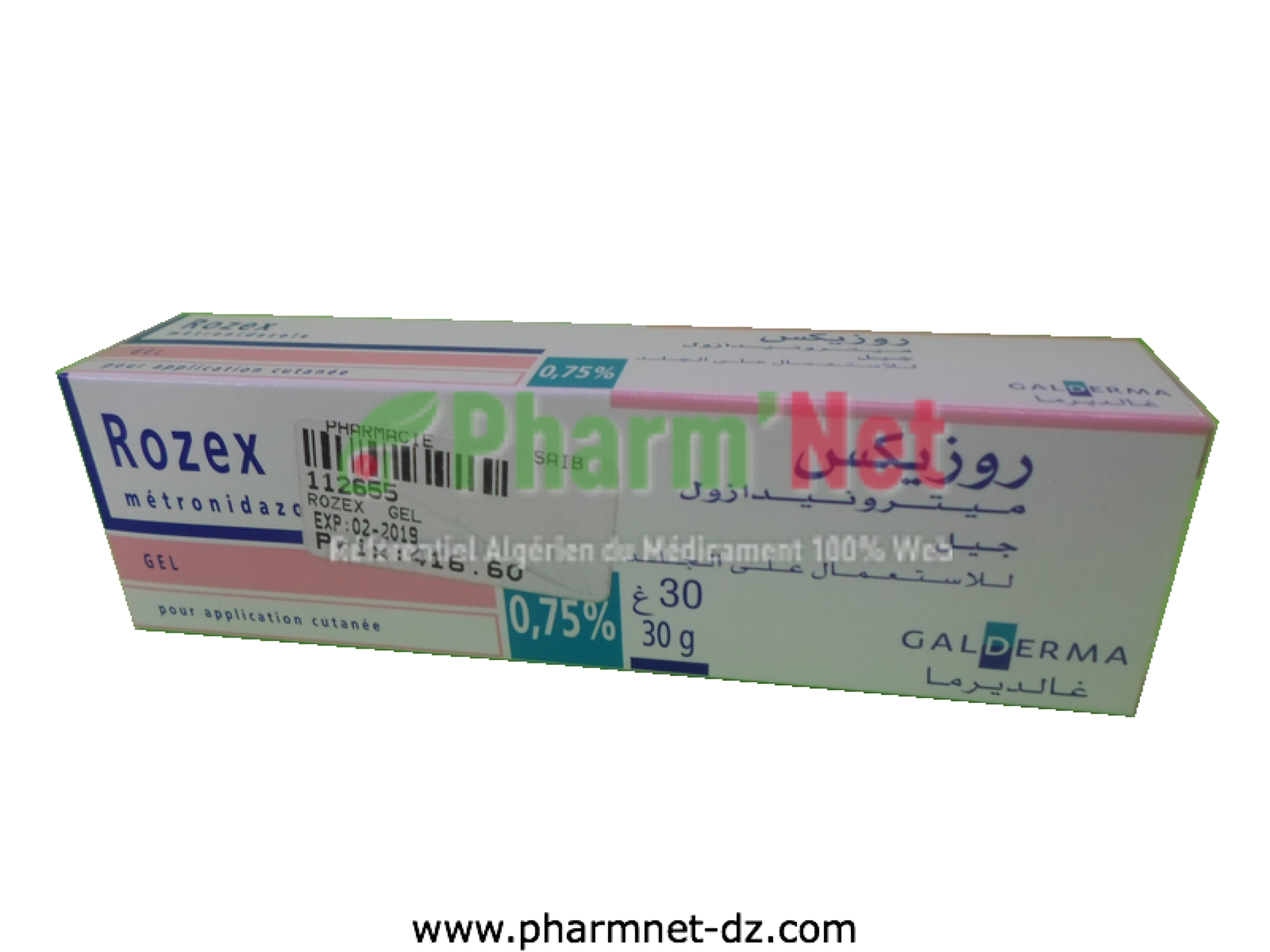 ROZEX 0.0075 GEL.DERM. T/30G