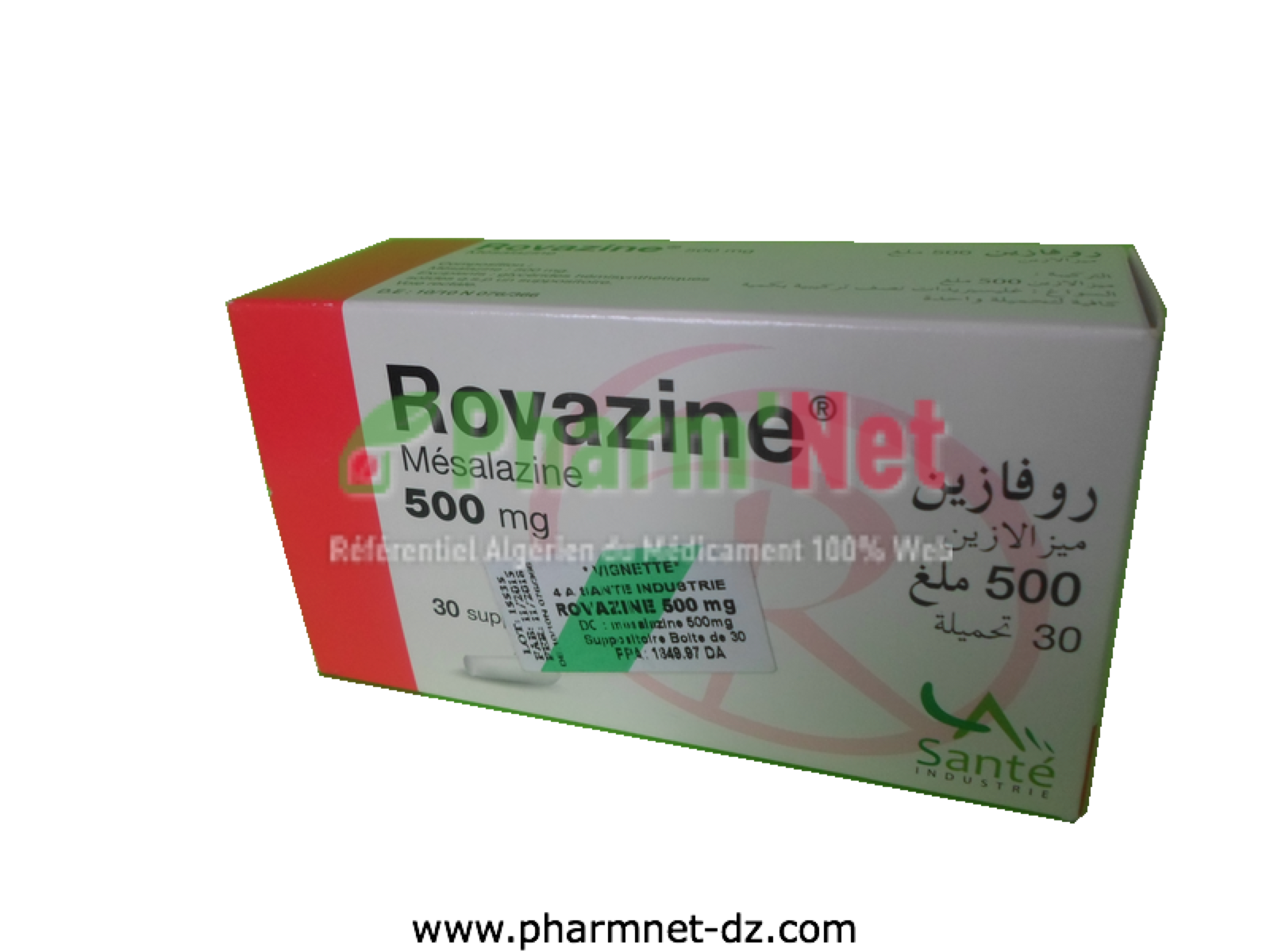 ROVAZINE 500MG SUPPO. B/30
