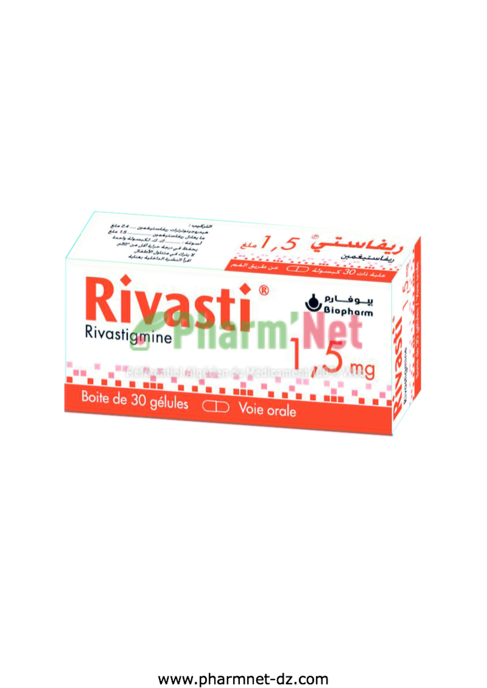 RIVASTI 1,5MG GELULE B/30