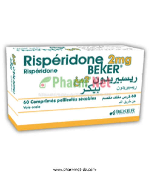 RISPERIDONE BEKER 2MG COMP. PELLI. SEC B/60