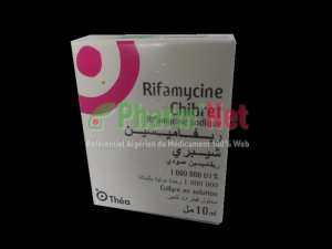 RIFAMYCINE CHIBRET 1 000 000 UI/100ML COLLY. EN SOL. FL/10ML