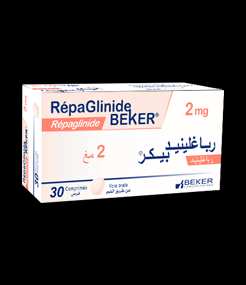 REPAGLINIDE BEKER 2MG COMP B/30 ET B/90