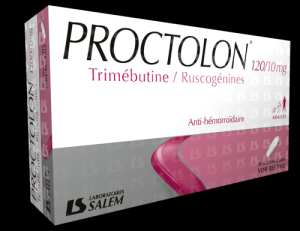 PROCTOLON 120MG/10MG SUPPO. B/10