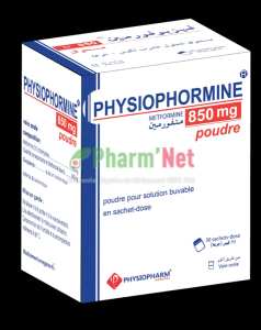 PHYSIOPHORMINE 850MG/SACHET PDRE. P. SOL. BUV. EN SACHET-DOSE B/30 SACHETS