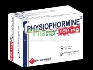 PHYSIOPHORMINE 850MG COMP. PELLI. B/30, B/90 ET B/120