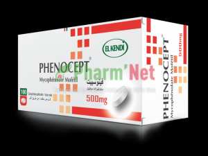 PHENOCEPT 500MG  COMP. PELLI. B/100