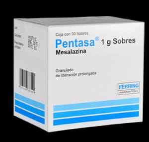 PENTASA 1G/SACH. GRLES. SACH. B/120SACH.