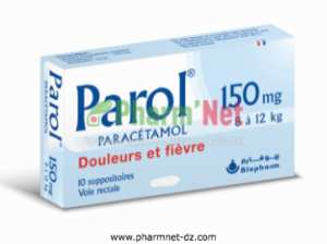 PAROL  150MG SUPPO. B/10