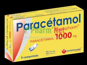 PARACETAMOL PHYSIOPHARM 1G COMP  B/08