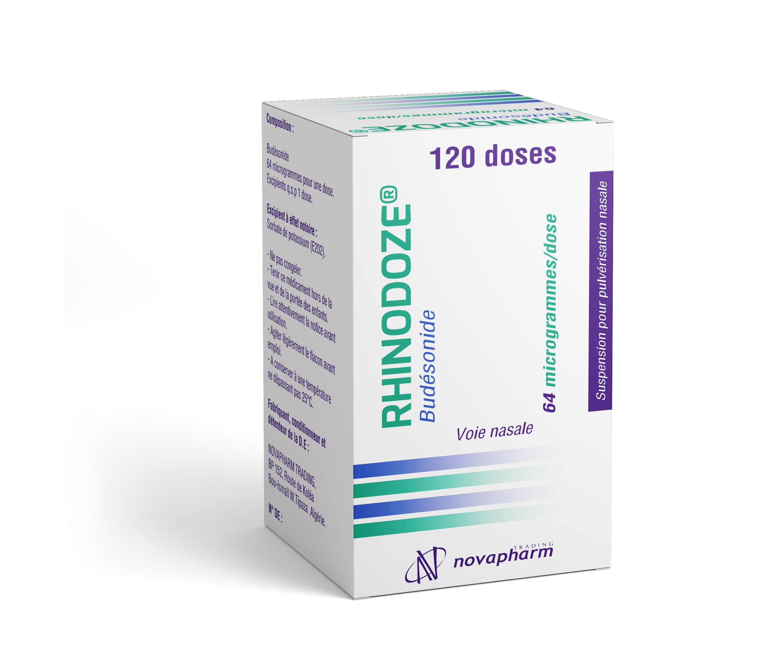 RHINODOZE® 64µG/DOSE Suspension pour pulvérisation nasale Flacon de 120 doses