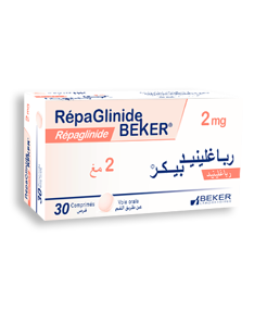REPAGLINIDE BEKER 2MG COMP B/30 ET B/90
