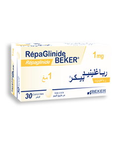 REPAGLINIDE BEKER 1MG COMP B/30 ET B/90