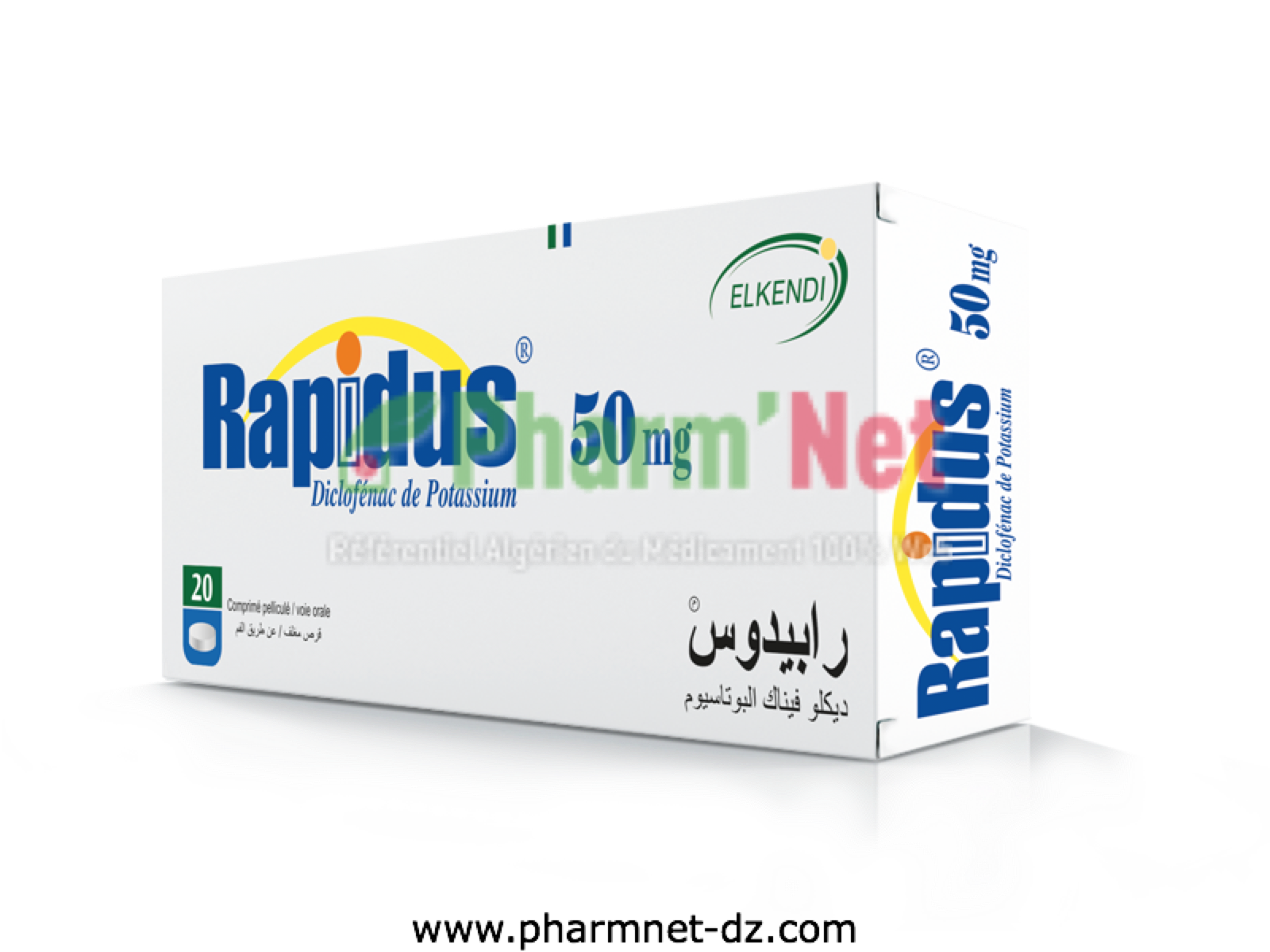 RAPIDUS 50MG COMP.ENRO. B/20