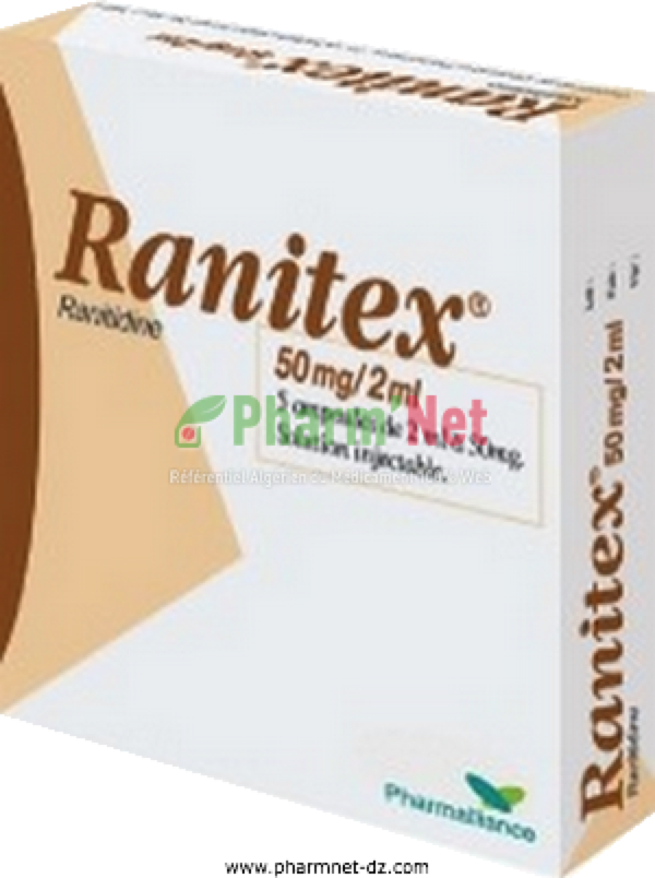RANITEX 50MG/2ML (OU 25MG/ML) SOL INJ B/05AMP. 2ML