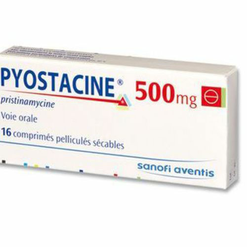 PYOSTACINE 500MG COMP.PELLI.SEC. B/16