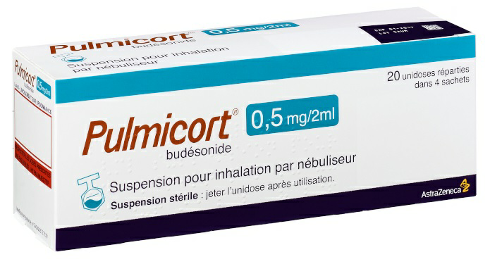 PULMICORT 0,5MG/2ML SUSP. P.  INHAL. PAR NEBULISEUR EN RECIPIENT UNIDOSE B/04ETUIS DE 05 RECIPIENTS UNIDOSES