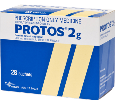 PROTOS 2G/SACHET GRLES. SUSP. BUV. EN SACHET-DOSE B/07 ET B/28 SACHETS