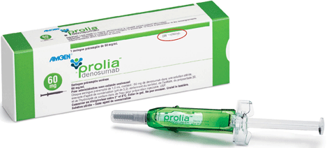 PROLIA 60MG/ML SOL. INJ. SC EN SERINGUE PREREMPLIE B/01 SERINGUE PREREMPLIE SECURISEE DE 1ML