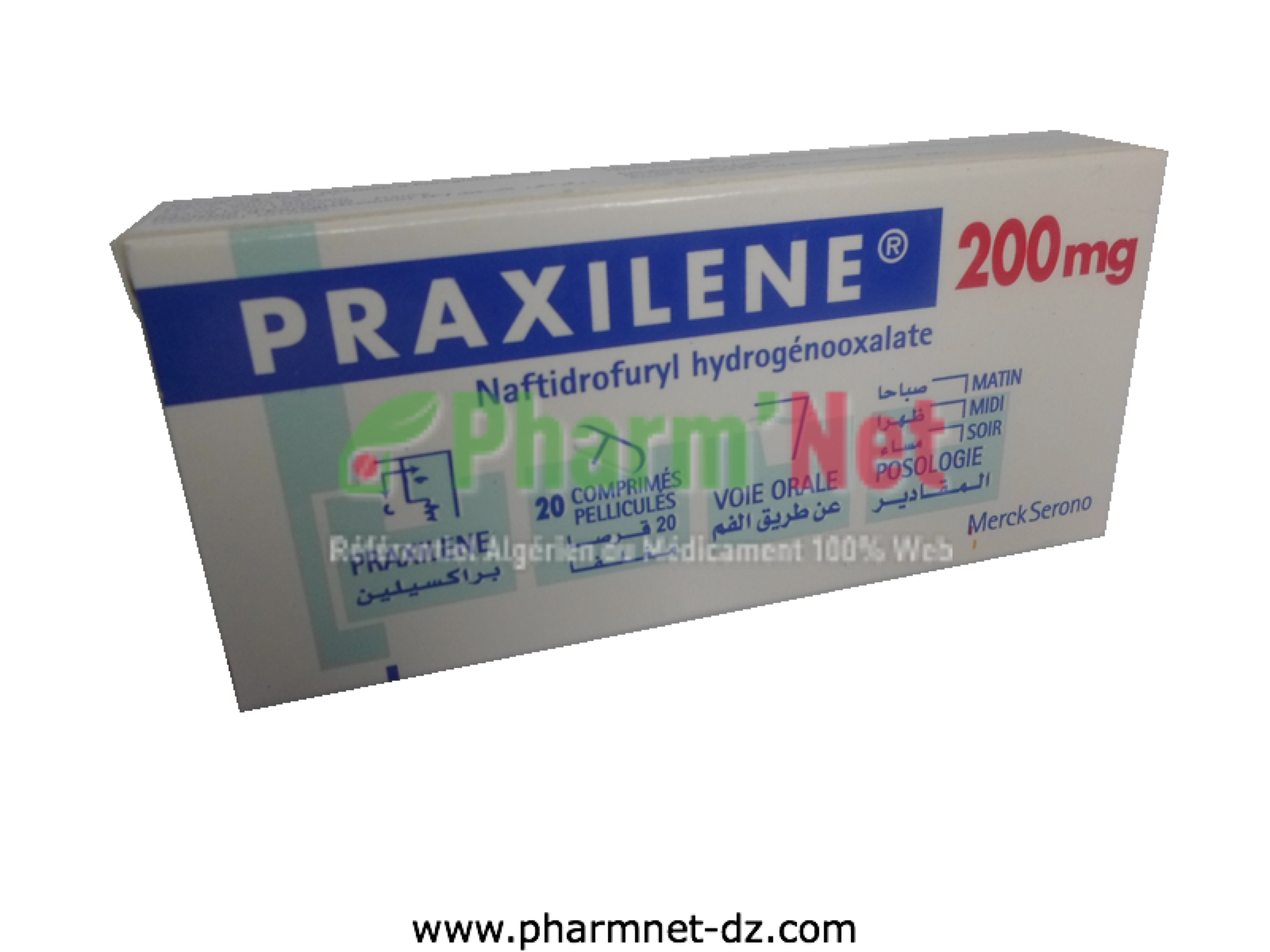 PRAXILENE 200MG COMP. PELLI. B/20