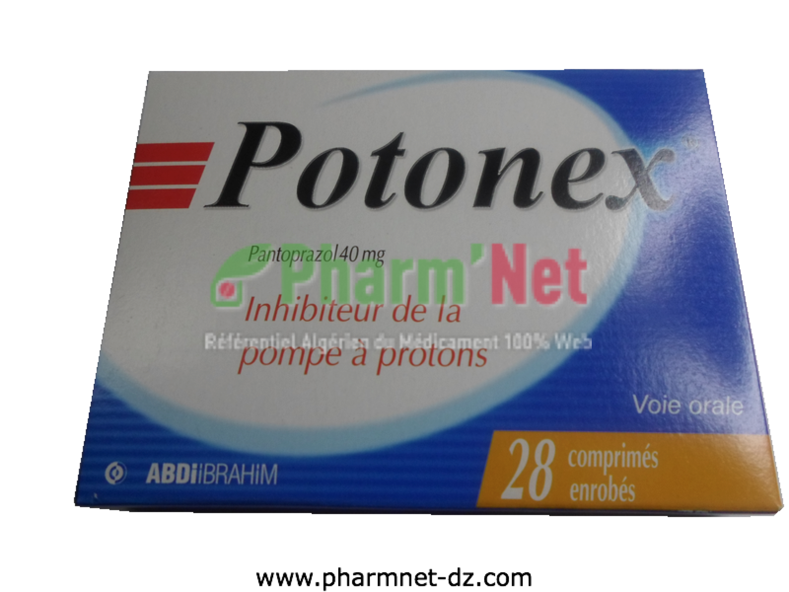 POTONEX 40MG COMP. A ENRO. GASTRORESIST. B/14 ET B/28