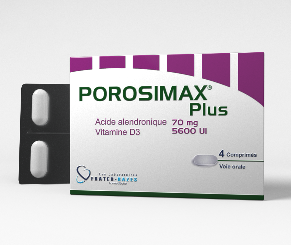 POROSIMAX PLUS 70MG/5600UI COMP. B/04