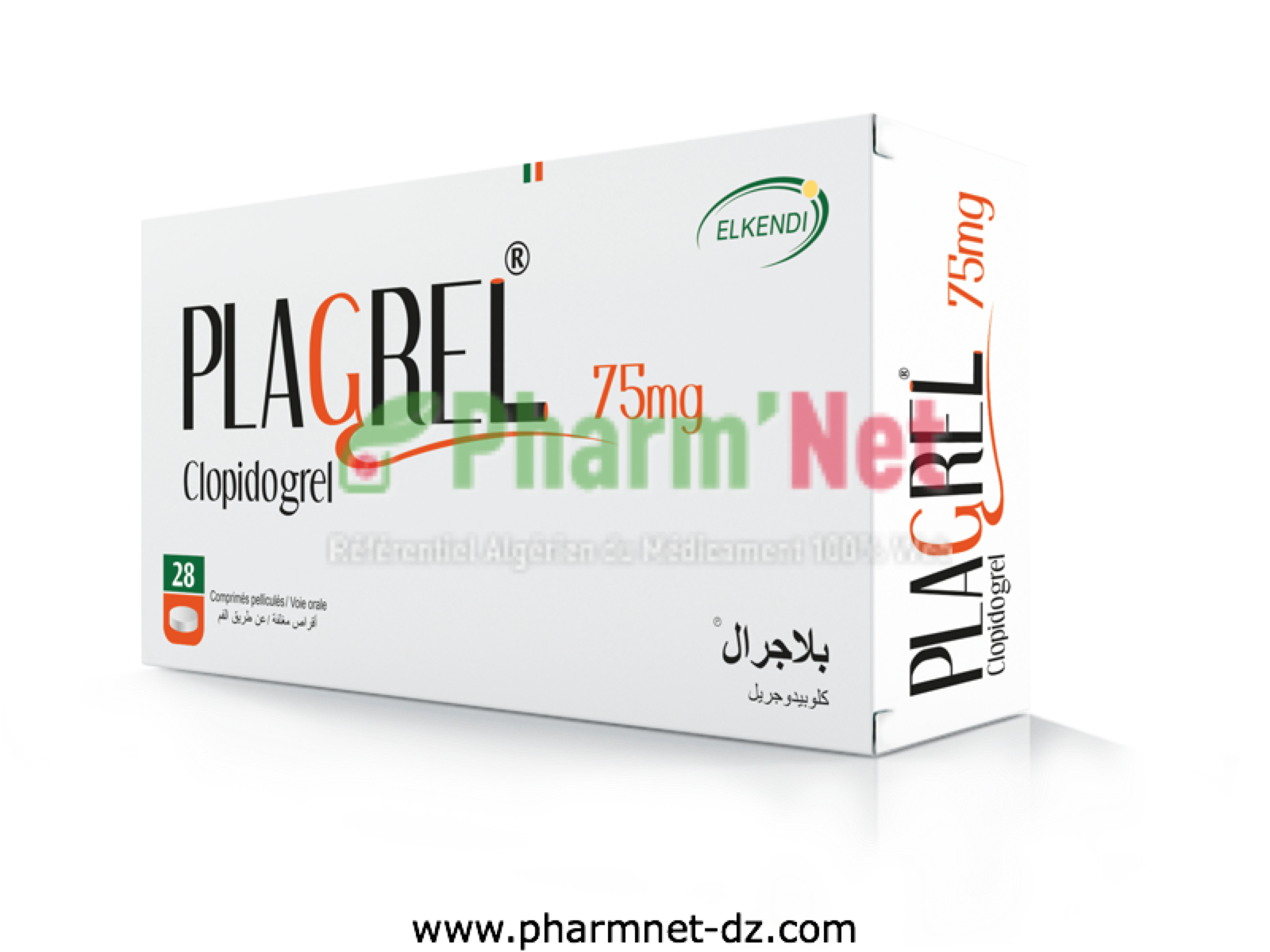 PLAGREL 75MG COMP. ENRO. B/28