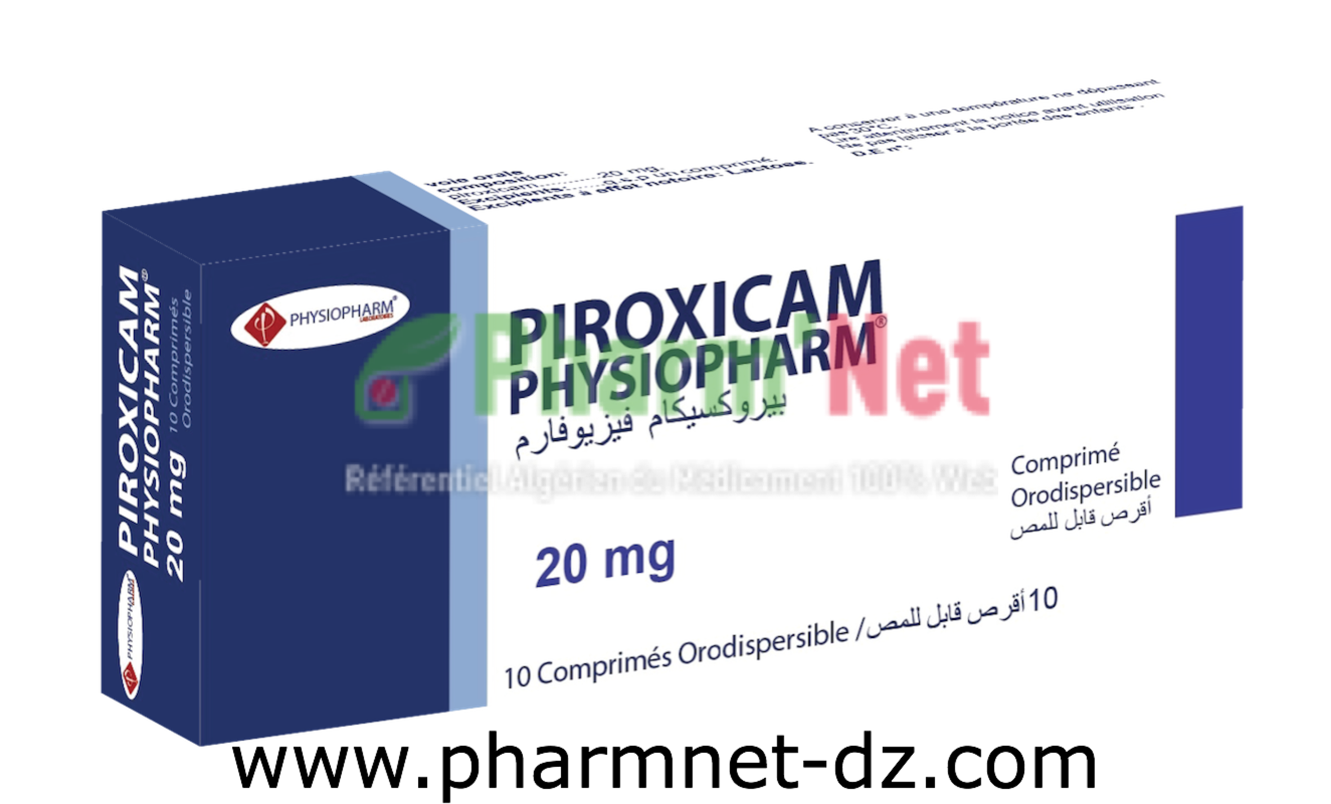 PIROXICAM PHYSIOPHARM 20MG GLES. B/10