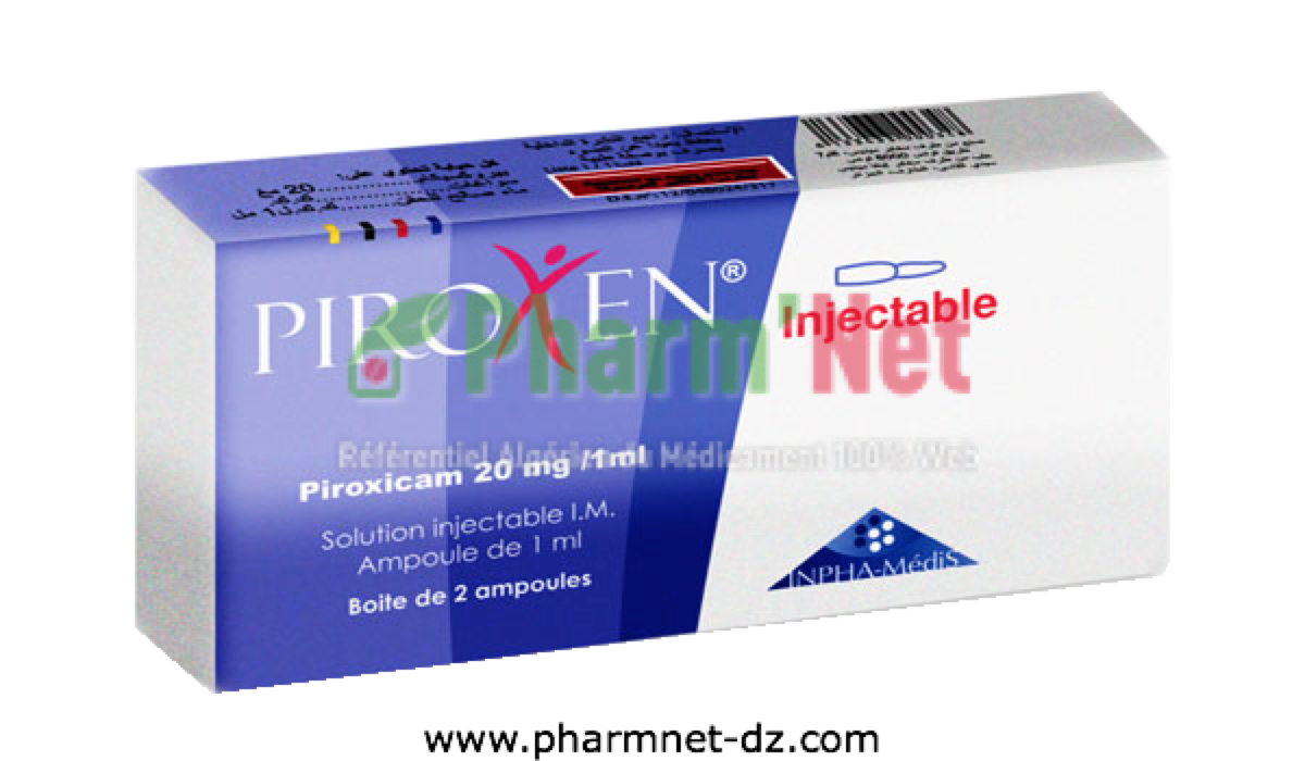 PIROXEN 20MG/ML SOL. INJ. IM B/02 AMP. DE 1ML