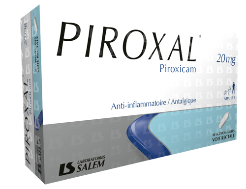PIROXAL 20MG SUPPO B/10