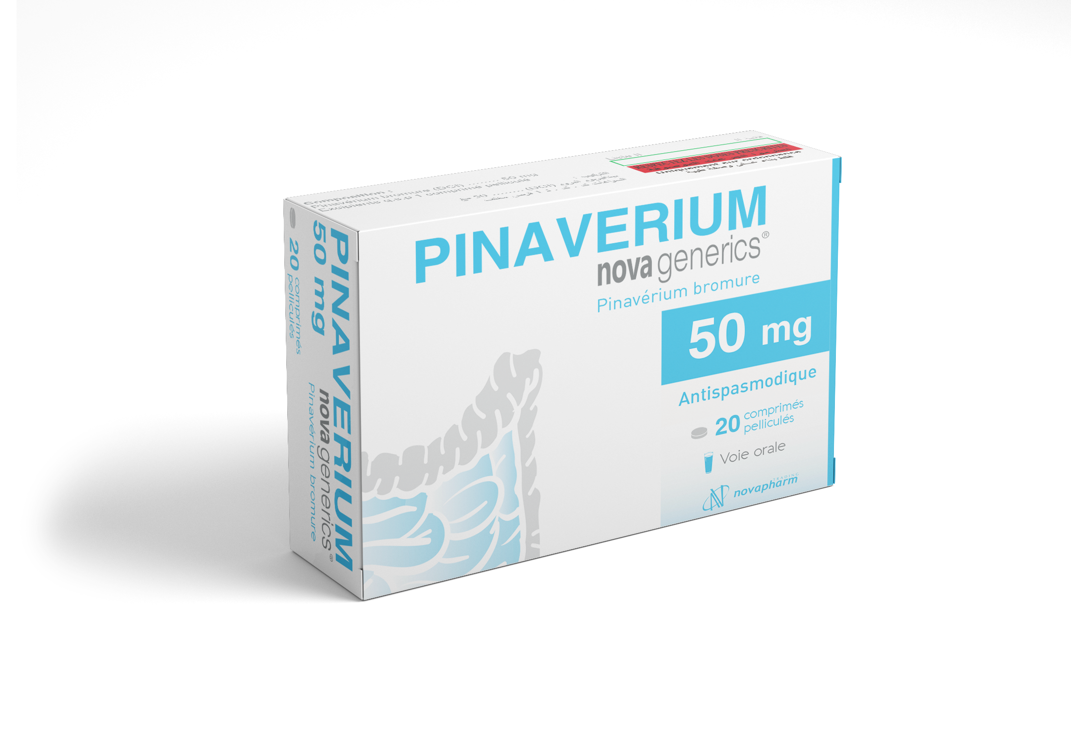 PINAVERIUM NOVAGENERICS 50MG COMP.PELLI. B/20