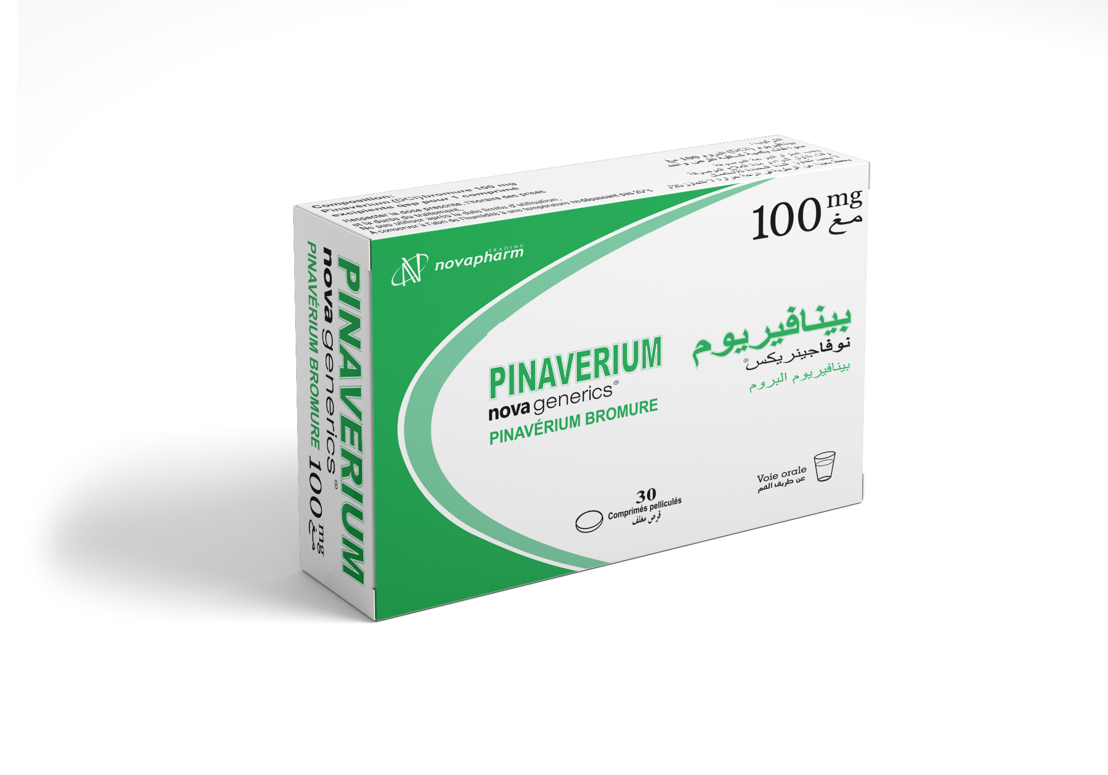 PINAVERIUM NOVAGENERICS 100MG COMP. PELLI. B/30