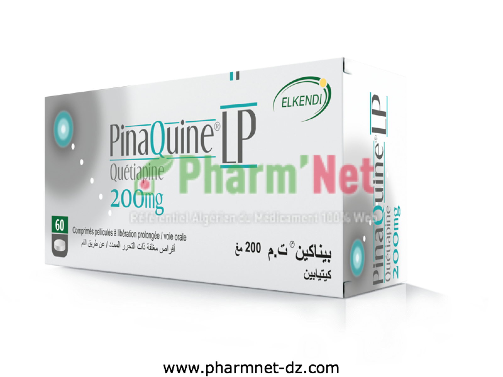 PINAQUINE LP 200MG COMP. PELLI. LP B/60