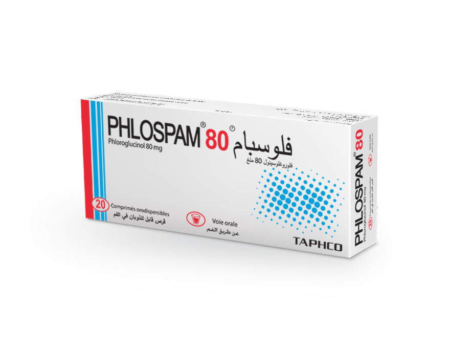 PHLOSPASM 80MG COMP. ORODISPERS. B/20