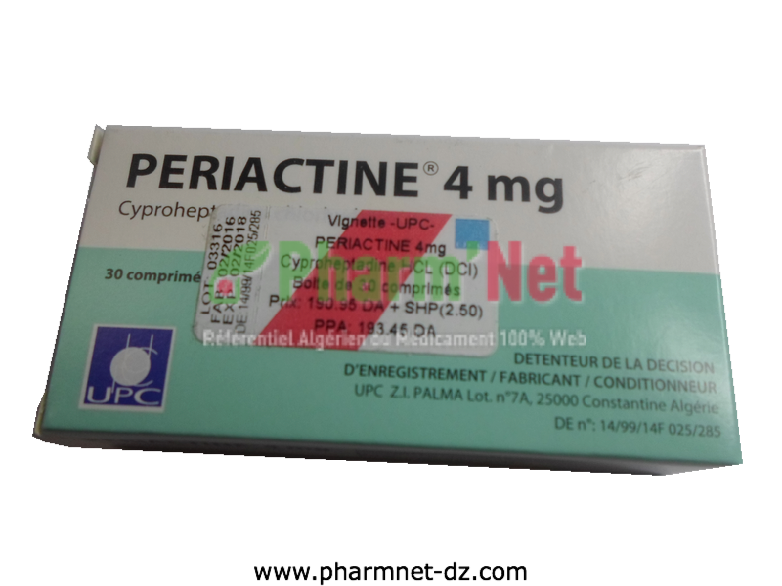 PERIACTINE 4MG COMP. B/30