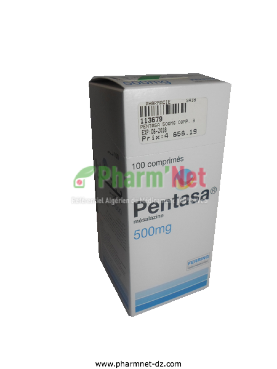 PENTASA 500MG COMP. LP B/100