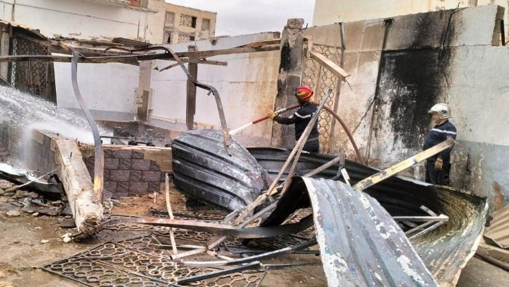 اندلاع حريق في محطة بنزين بمستغانم