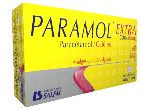 PARAMOL EXTRA 500MG/50MG COMP B/20